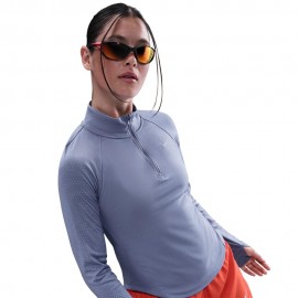 Tempo Flash Maglia Running World Indigo Reflective argento