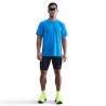 Nike Stride Maglia Running  Dri-Fit Blue Hero Reflective Argento Uomo