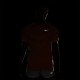 Nike Stride Maglia Running  Dri-Fit Arancio Chalk Reflective Argento Uomo