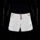 Nike Nike Pantaloncini Running 4" 2In1 Reflect Nero Reflect Argento Uomo