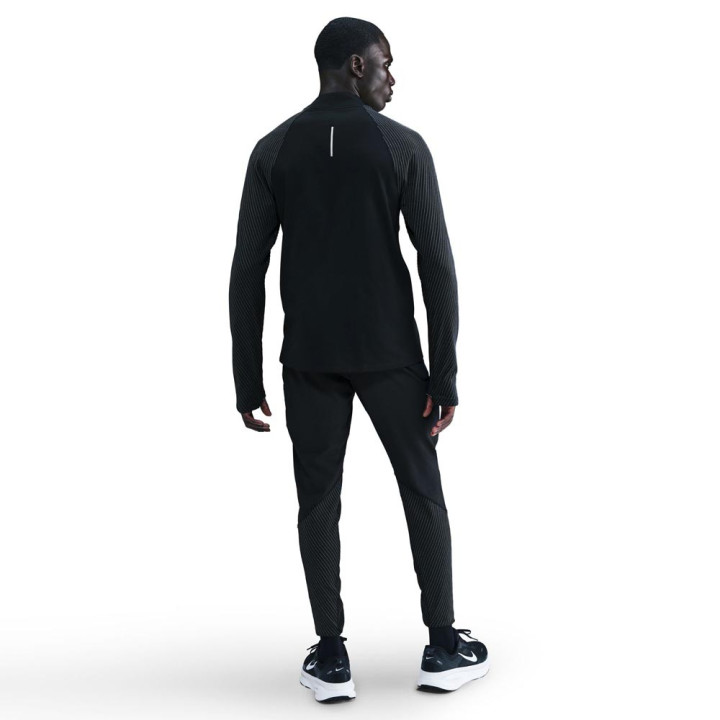Nike Nike Maglia Running Reflect Nero Reflect Argento Uomo