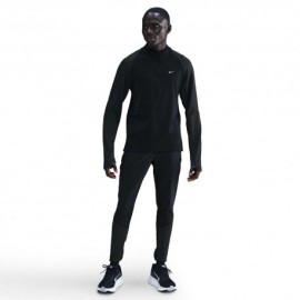 Nike Nike Maglia Running Reflect Nero Reflect Argento Uomo
