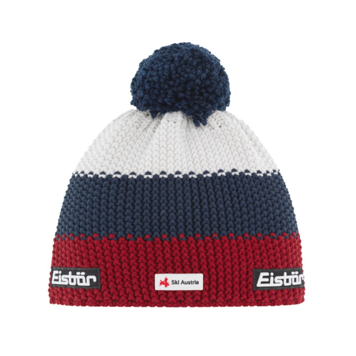 Eisbar Star Pompon Granata - Berretto invernale