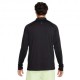 Nike Stride Maglia Running Felpa Running Nero Reflective Argento Uomo