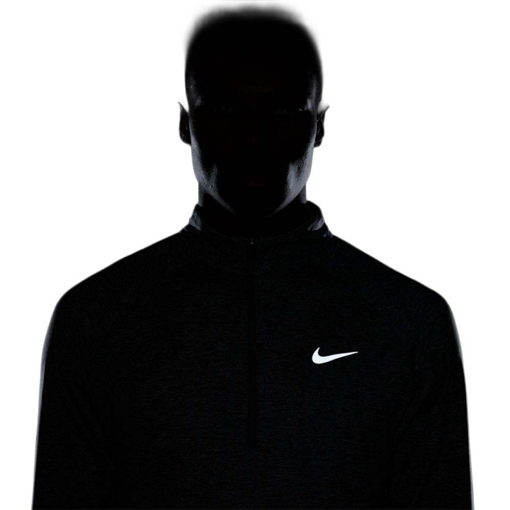 Nike Stride Maglia Running Felpa Running Smoke Grigio Uomo