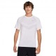 Nike Stride T-Shirt Running  Bianco Reflective Argento Uomo