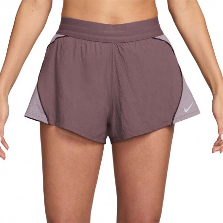 Nike Swift Pantaloncini Running Uv Rpl Tattoo Lt Violet Donna