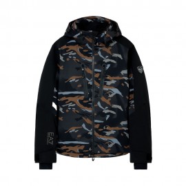 EA7 Emporio Armani Camouflage Kitsbuel Multi - Giacca Sci Uomo