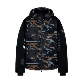 EA7 Emporio Armani Camouflage Kitsbuel Multi - Giacca Sci Uomo