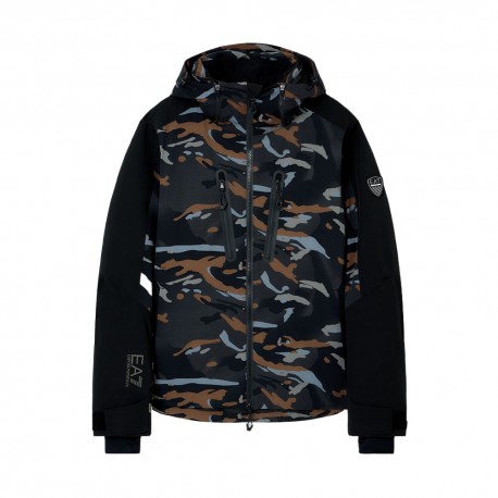 EA7 Emporio Armani Camouflage Kitsbuel Multi - Giacca Sci Uomo