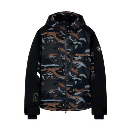 EA7 Emporio Armani Camouflage Kitsbuel Multi - Giacca Sci Uomo
