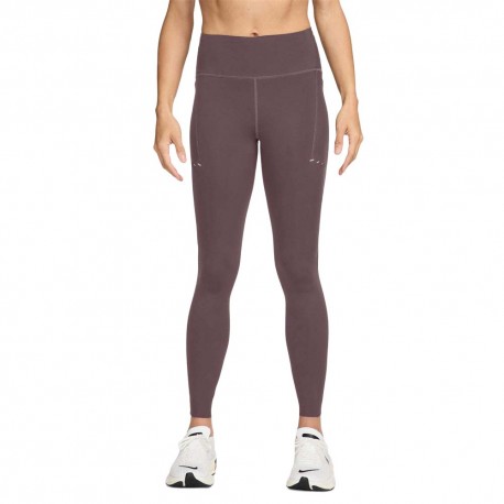 Nike Swift Tight Df 7 8 Tattoo  Argento Reflective Donna