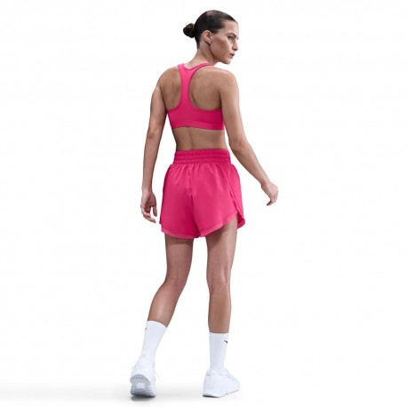 Nike Swoosh A Sostegno Medio Reggiseno Sportivo Rosso Donna