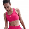Nike Swoosh A Sostegno Medio Reggiseno Sportivo Rosso Donna