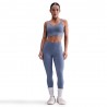 Nike Alate A Sostegno Medio Reggiseno Sportivo Azzurro Donna