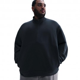 24.7 Impossiblysoft Felpa Palestra Mezza Zip nero