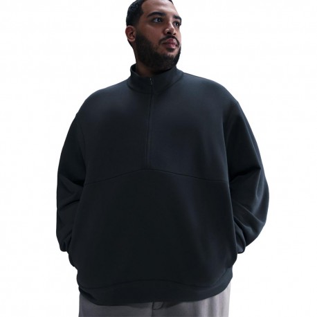 Nike 24.7 Impossiblysoft Felpa Palestra Mezza Zip Nero Uomo