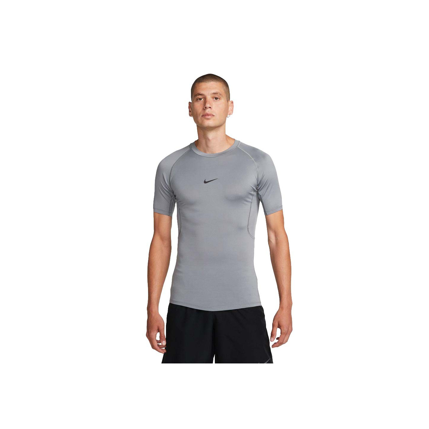 Nike Pro Maglietta Palestra Grigio Uomo XL