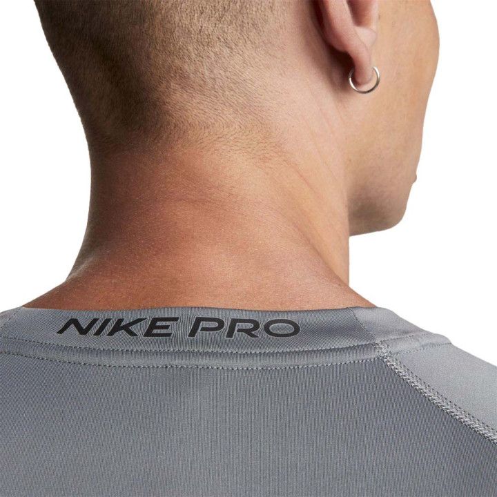 Nike Pro Maglietta Palestra Grigio Uomo