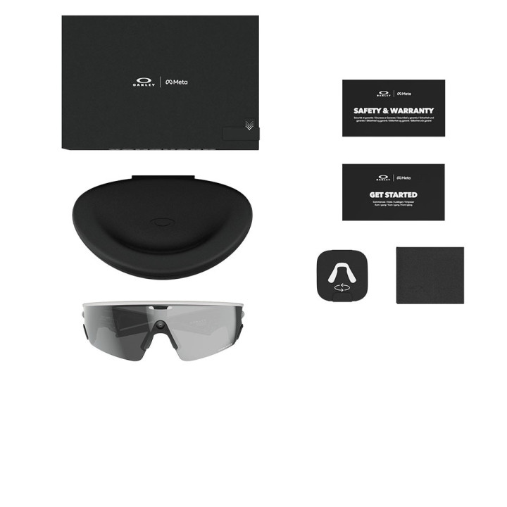 Oakley Occhiali Vanguard Meta Bianco Prizm Nero