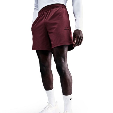 Nike Pro Training Shorts Sportivi Bordeaux Uomo