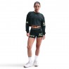 Nike Pro Felpa Palestra Girocollo Verde Donna