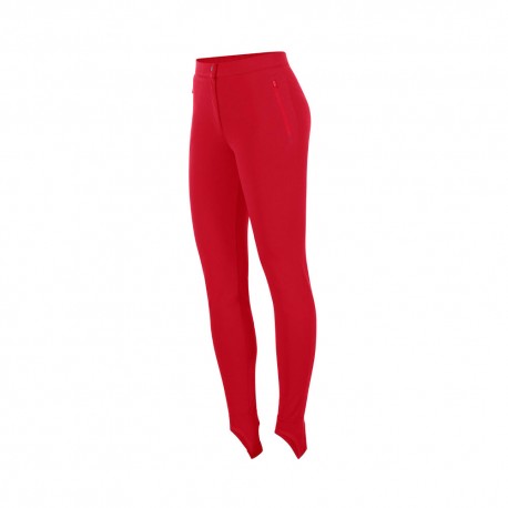 Newland Alpette Stretch Con Ghetta Rosso - Pantaloni Termici Donna