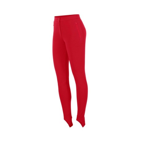 Newland Alpette Stretch Con Ghetta Rosso - Pantaloni Termici Donna