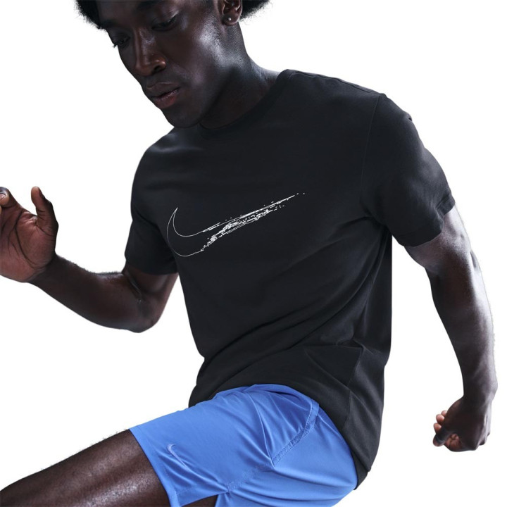 Nike Maglietta Palestra Logo Nero Uomo