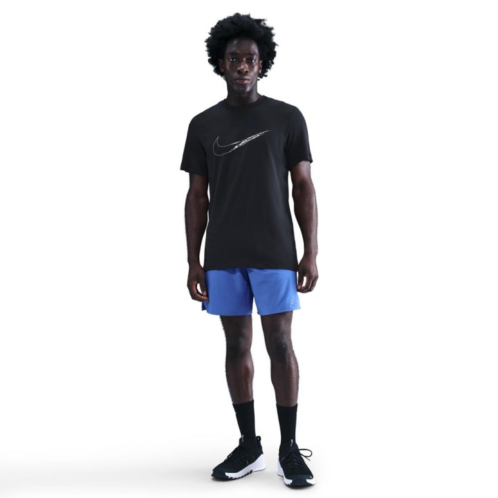 Nike Maglietta Palestra Logo Nero Uomo