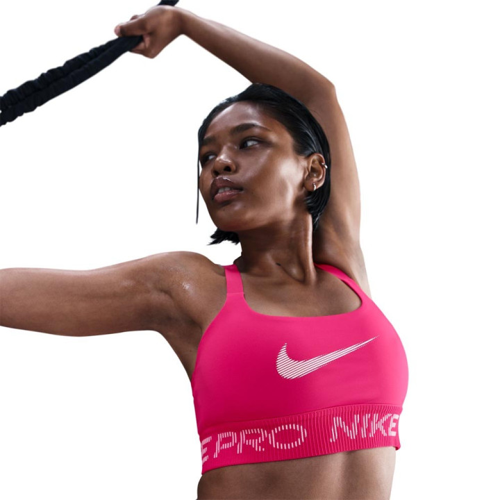 Nike Pro Reggiseno Sportivo Rosso Donna