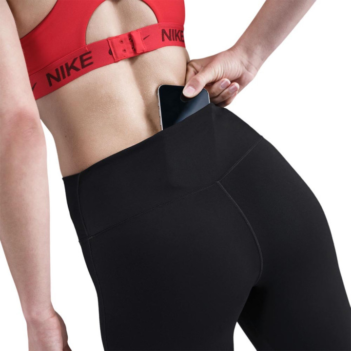Nike One Seamless Front Leggings Palestra Nero Donna