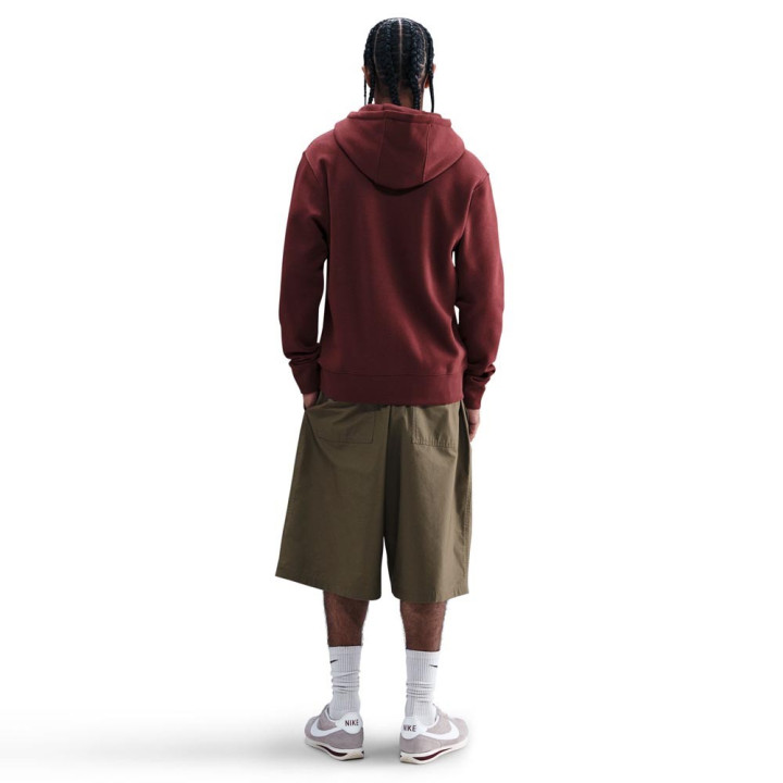 Nike Club Felpa Bordeaux Uomo