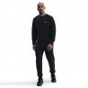 Nike Club Felpa Giro Logo Piccolo Nero Uomo