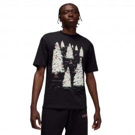 Nike Jordan Brooklyn T-Shirt Holiday Gfx Nero Uomo