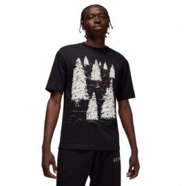 Nike Jordan Brooklyn T-Shirt Holiday Gfx Nero Uomo