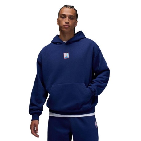 Nike Jordan Brooklyn Felpa Gfx Blu Uomo