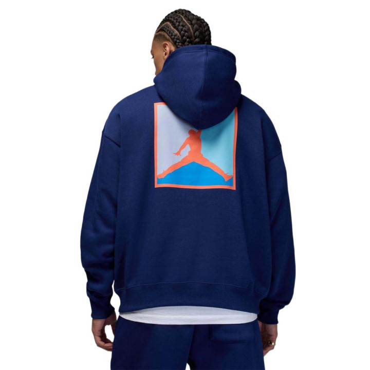 Nike Jordan Brooklyn Felpa Gfx Blu Uomo
