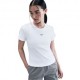 Nike Sportswear T-Shirt Costine Bianco Donna