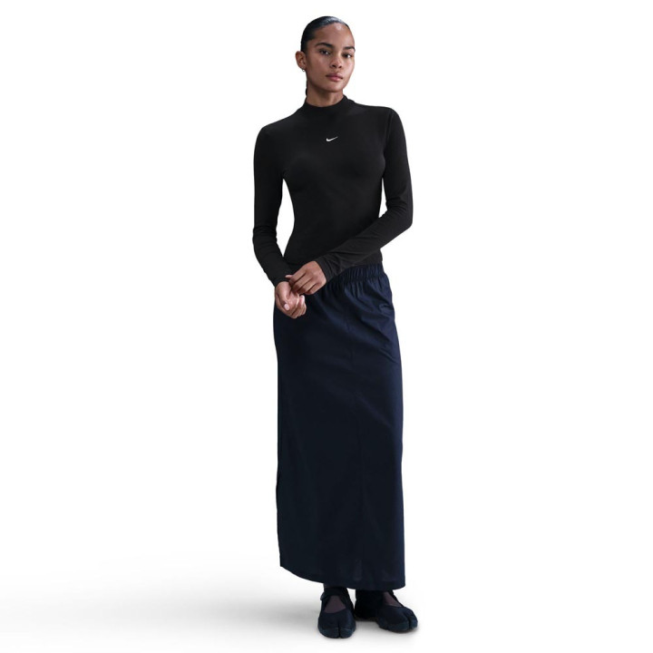 Nike Sportswear Chill Knit Maglia Maniche Lunghe Dolcevita Nero Donna