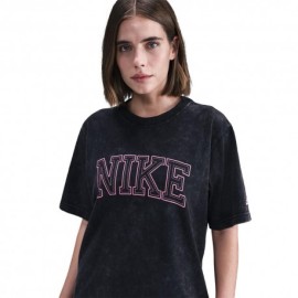 Nike Sportswear Classics T-Shirt Big Logo Grigio Donna