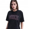 Nike Sportswear Classics T-Shirt Big Logo Grigio Donna