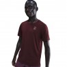 Nike Court Advantage T-Shirt Tennis Burgundy Uomo