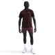 Nike Court Advantage T-Shirt Tennis Burgundy Uomo