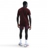 Nike Court Advantage T-Shirt Tennis Burgundy Uomo