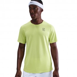 Nike Court Advantage T-Shirt Tennis Lemon Twist Uomo