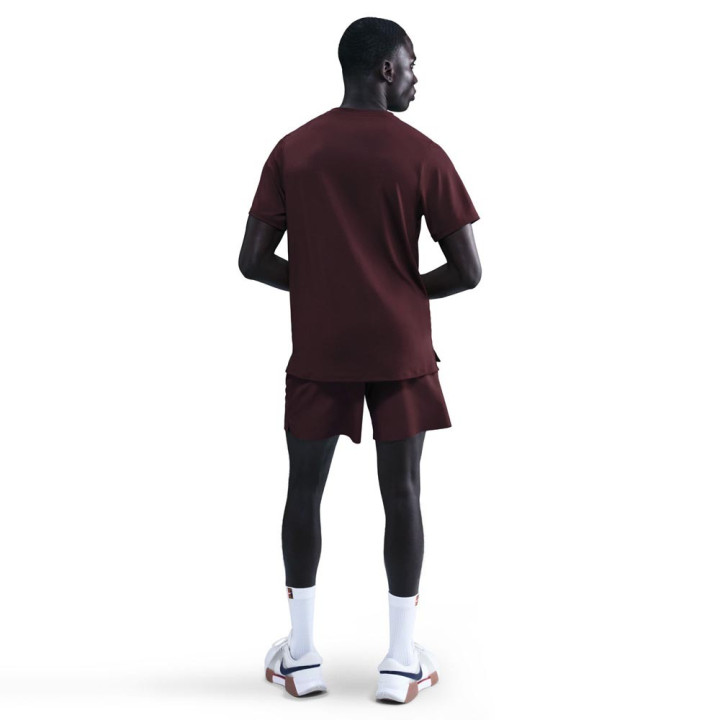 Nike Court Advantage Pantaloncini Tennis Burgundy Uomo