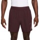 Nike Court Advantage Pantaloncini Tennis Burgundy Uomo