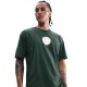 Nike Court T-Shirt Tennis Cotton M90 Masters Verde Uomo