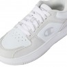 Champion Rd18 2.0 Low G Gs Bianco Argento - Sneakers Bambino